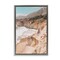 Stupell Industries Rocky Ocean Cove Framed Floater Canvas Wall Art Design by Nataly White